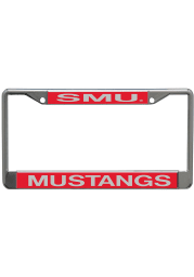 SMU Mustangs Team Name Inlaid License Frame