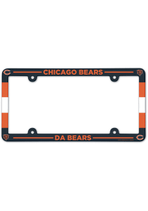 Chicago Bears Plastic Full Color License Frame