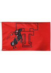Texas Tech Red Raiders 3x5 Foot Red Silk Screen Grommet Flag