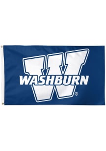 Washburn Ichabods 3x5 Foot Blue Silk Screen Grommet Flag