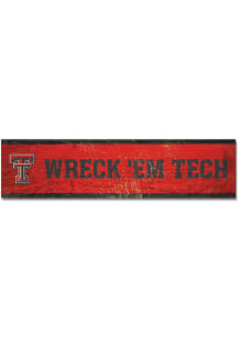 Texas Tech Red Raiders 1.5x6 Wood Magnet