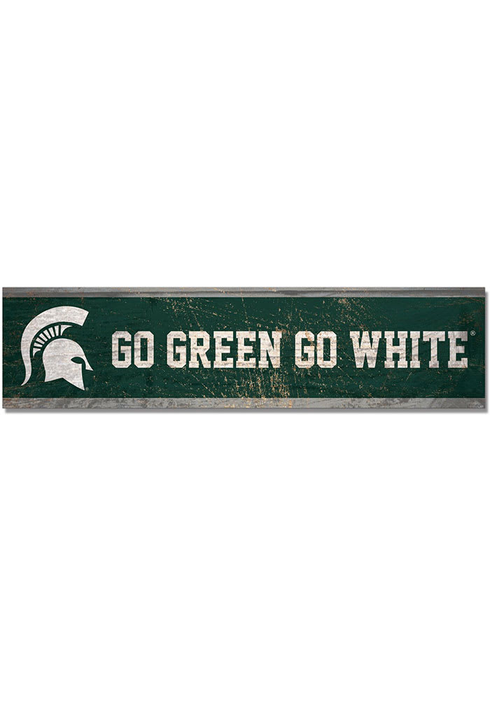 Michigan State Spartans 1.5x6 Wood Magnet