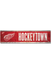 Detroit Red Wings 1.5x6 Wood Magnet