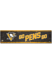 Pittsburgh Penguins 1.5x6 Wood Magnet