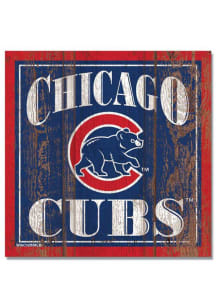 Chicago Cubs 3x3 Wood Magnet Magnet