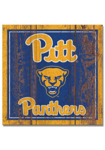 Pitt Panthers 3x3 Wood Magnet Magnet