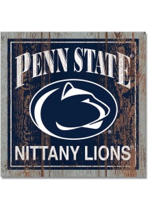 Penn State Nittany Lions 3x3 Wood Magnet Magnet