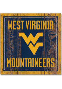 West Virginia Mountaineers 3x3 Wood Magnet Magnet