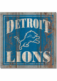 Detroit Lions 3x3 Wood Magnet Magnet