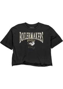 Purdue Boilermakers Joans Arc Short Sleeve T-Shirt - Black