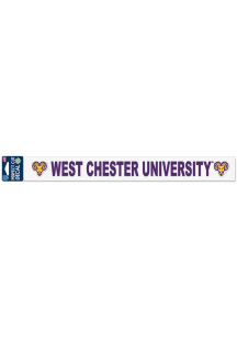 West Chester Golden Rams 2 x 17 Inch Auto Strip - Purple