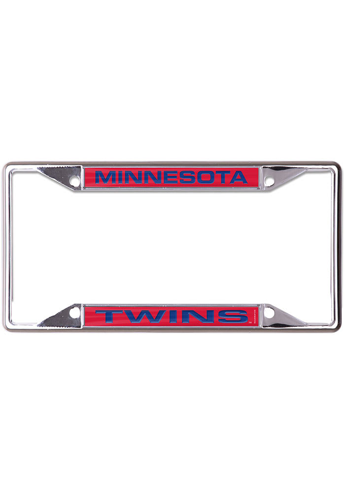 Minnesota Twins Metallic Inlaid License Frame