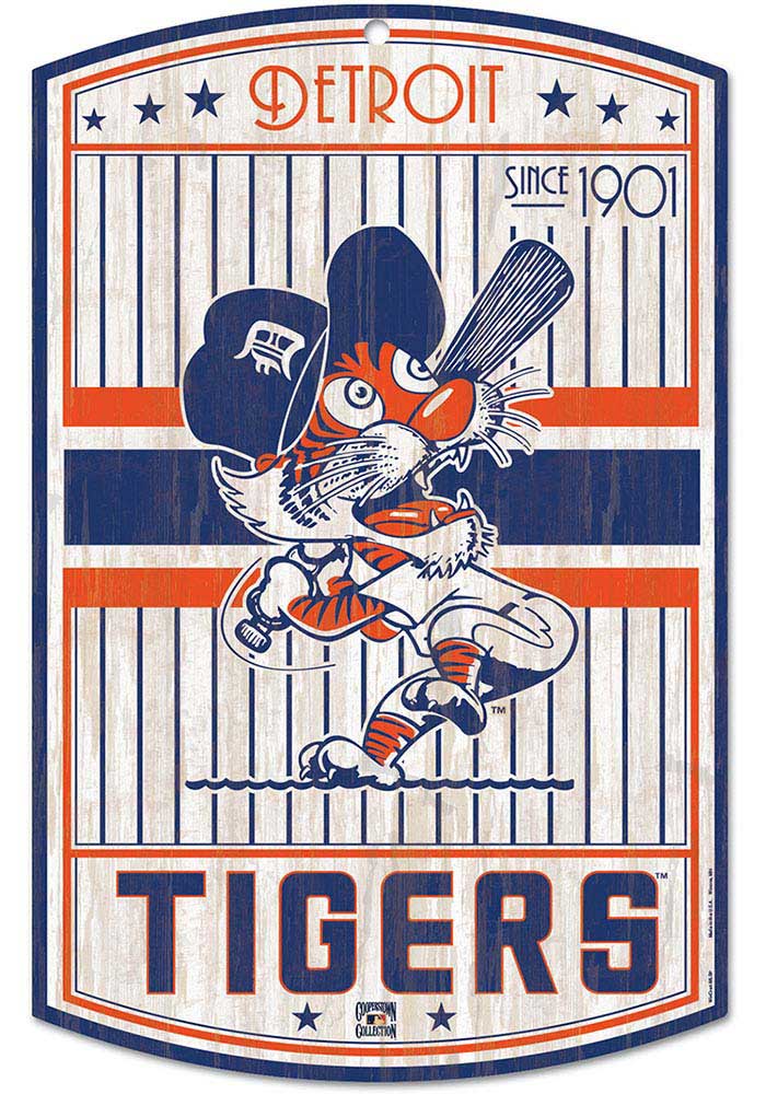 Detroit Tigers retro Sign