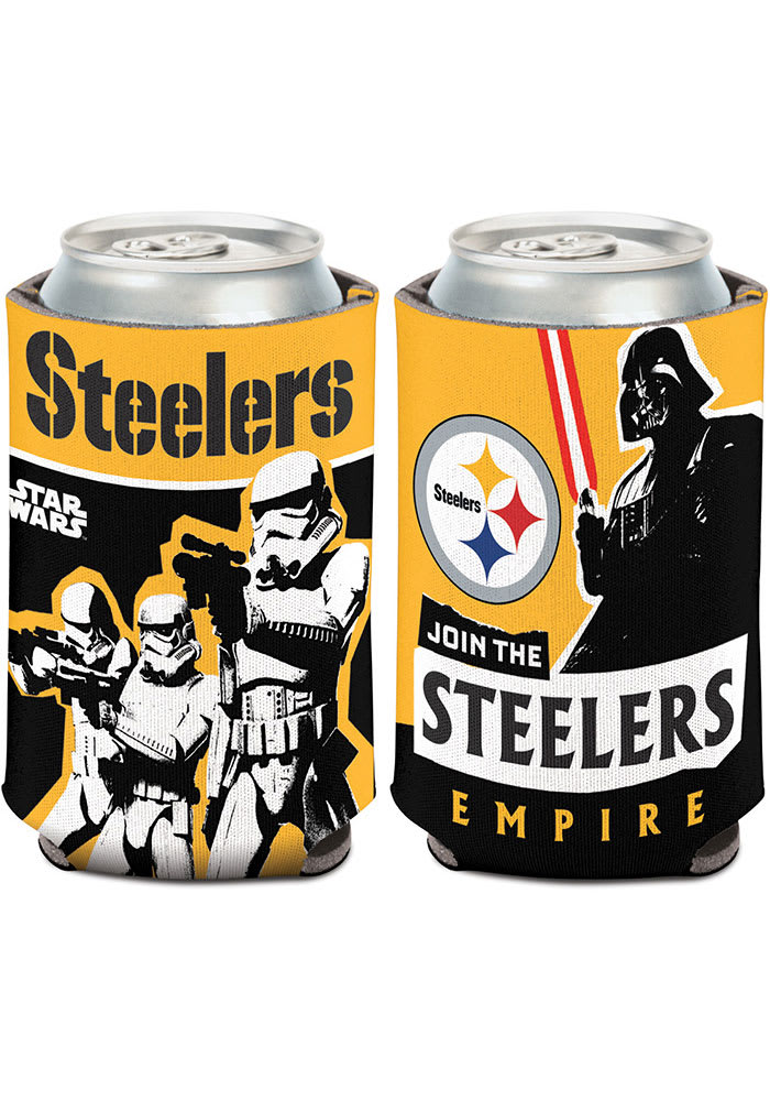 Pittsburgh Steelers Colorblock 12 oz. Slim Can Coolie