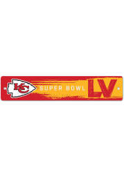 Kansas City Chiefs Super Bowl LV Bound 3.75x19 inch Sign