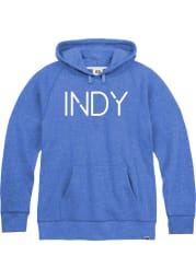 Rally Indianapolis Mens Blue Disconnect Indy Long Sleeve Hoodie