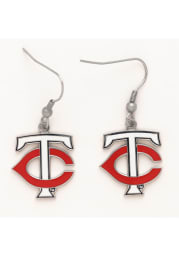 Minnesota Twins Logo Dangler Womens Earrings