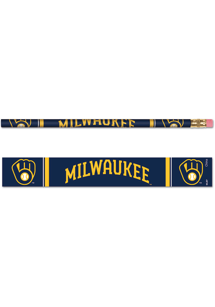 Milwaukee Brewers 6 Pack Pencil