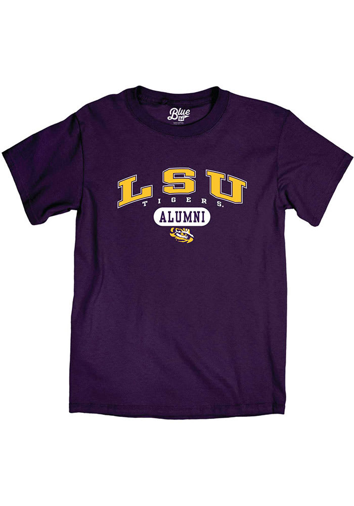 LSU Tigers Purple Alumni Short Sleeve T Shirt