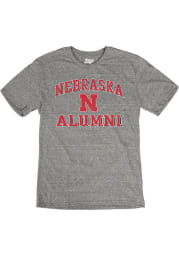 Nebraska Cornhuskers Grey Alumni Short Sleeve Fashion T Shirt
