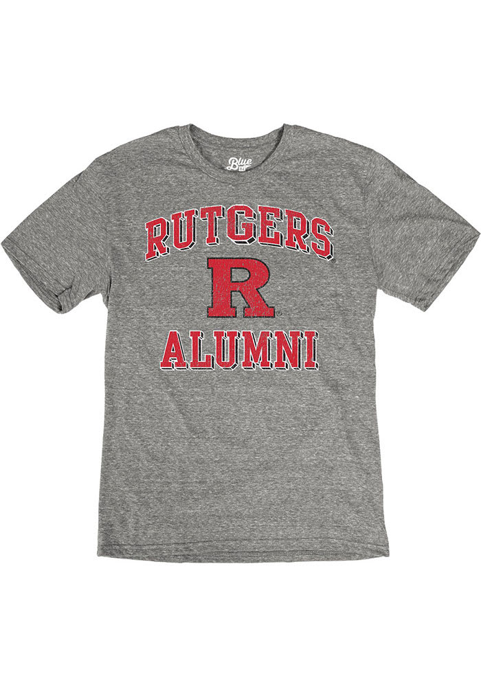 Rutgers Scarlet Knights Grey Alumni Short Sleeve Fashion T Shirt