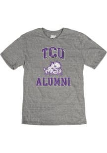 TCU Horned Frogs Grey Alumni Short Sleeve Fashion T Shirt