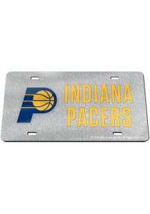 Indiana Pacers Glitter Logo Car Accessory License Plate