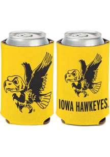 Black Iowa Hawkeyes Vintage Coolie