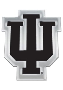 Indiana Hoosiers Red  Chrome Team Logo Car Emblem