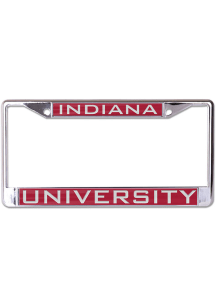 Indiana Hoosiers Red  Printed License Frame