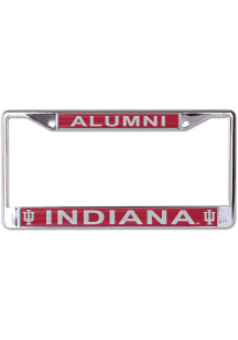 Indiana Hoosiers Red  Alumni Chrome License Frame