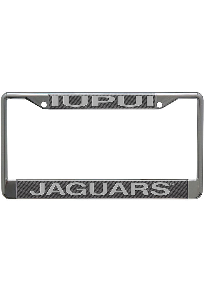 IUPUI Jaguars Carbon Fiber Alumni License Frame