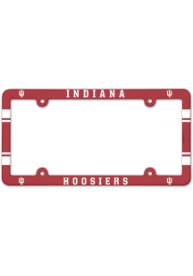 Indiana Hoosiers Full Color Plastic License Frame