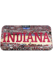 Indiana Hoosiers Crystal Car Accessory License Plate