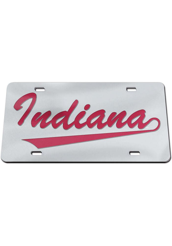 Indiana Hoosiers Trajan Team Colors Car Accessory License Plate