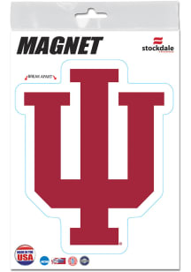 Red  Indiana Hoosiers 3x5 Die Cut Magnet