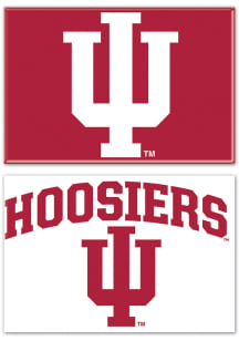 Red  Indiana Hoosiers 2 Pack Rectangle Magnet