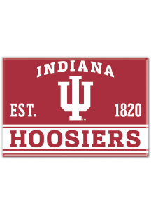 Red  Indiana Hoosiers 2.5x3.5 Magnet