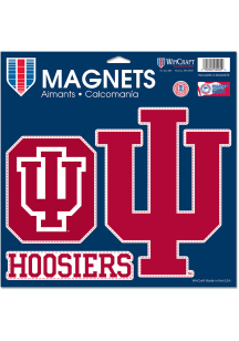 Red  Indiana Hoosiers 3pk Magnet