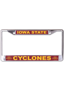Iowa State Cyclones Silver Acrylic License Frame