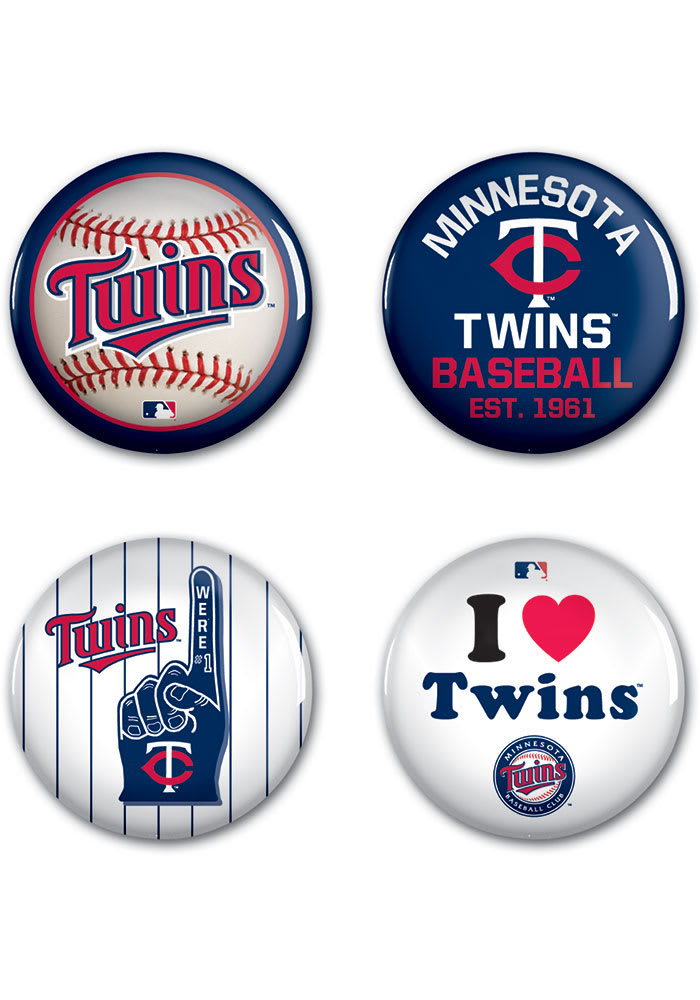 Minnesota Twins 4 Pack Button