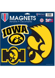 Gold  Iowa Hawkeyes Vinyl Magnet