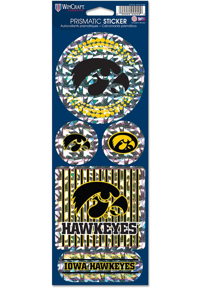 Iowa Hawkeyes Prismatic Stickers