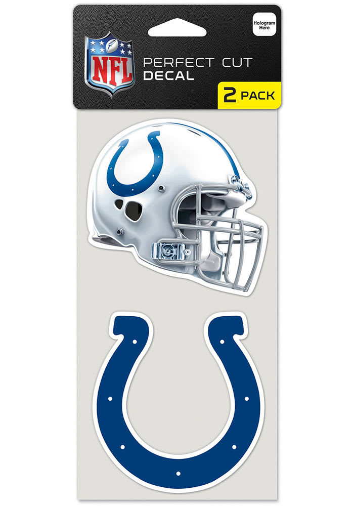 Indianapolis Colts 6 x 6 Repositionable State Shape Decal