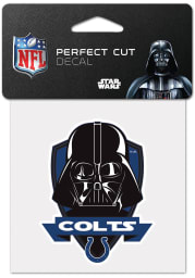 Indianapolis Colts 4x4 Star Wars Darth Vader Auto Decal - Black