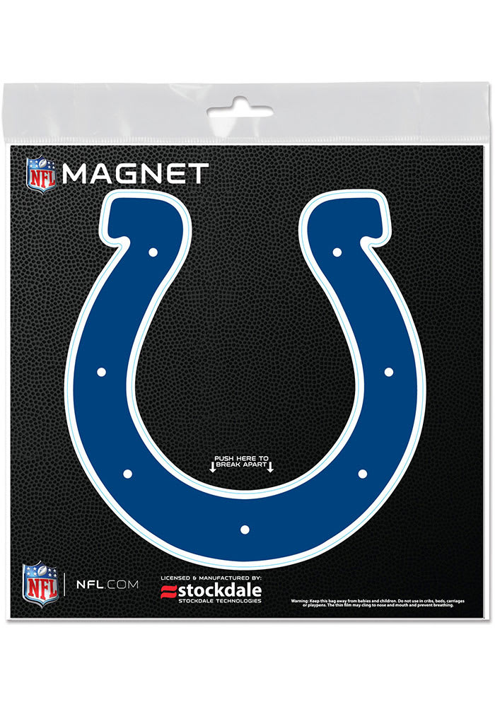 Indianapolis Colts 6x6 Car Magnet - Navy Blue