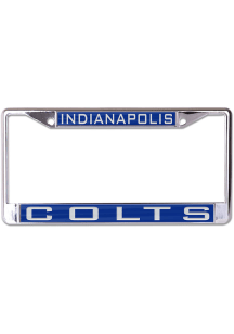 Indianapolis Colts Team Name Chrome Inlaid License Frame