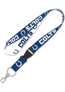 Indianapolis Colts 2 Color Buckle Black Lanyard
