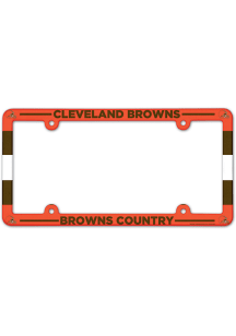 Cleveland Browns Plastic Full Color License Frame