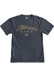 Akron Zips Womens Blue Flip the Script Short Sleeve T-Shirt